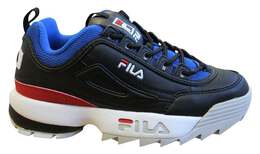 Fila: Чёрные кроссовки  Disruptor