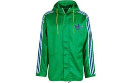 Adidas Originals: Зелёная куртка 