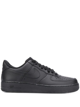 Nike: Чёрные кроссовки  Air Force 1