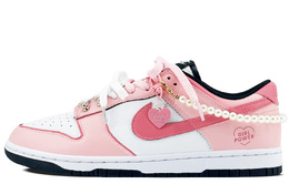 Nike: Розовые кроссовки  Dunk