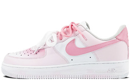 Nike: Розовые кроссовки  Air Force 1