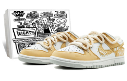 Nike: Жёлтые кроссовки  Dunk