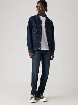 Levi's: Тёмные джинсы  502