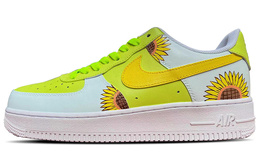 Nike: Зелёные кроссовки  Air Force 1