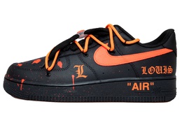 Nike: Чёрные кроссовки  Air Force 1