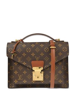 Louis Vuitton Pre-Owned: Коричневая сумка 
