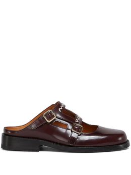Marni: Коричневые сабо 