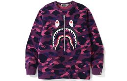 A BATHING APE: Фиолетовая футболка 