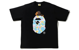 A BATHING APE: Голубая футболка 