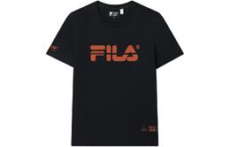 Fila: Чёрная футболка 