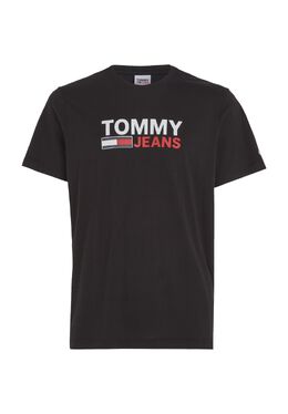 Tommy Jeans: Однотонная футболка 