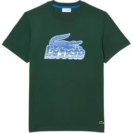 Lacoste: Зелёная футболка 