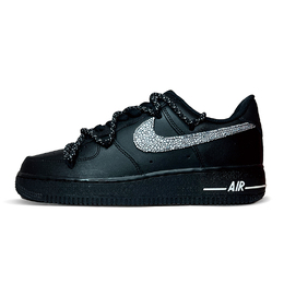 Nike: Чёрные кроссовки  Air Force 1