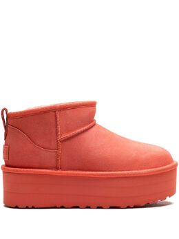 UGG: Розовые ботинки  Ultra Mini