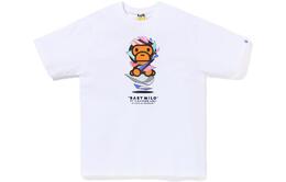 A BATHING APE: Белая футболка 