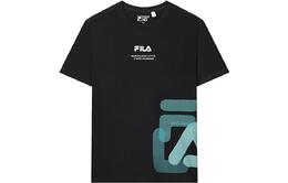 Fila: Чёрная футболка 