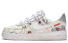 Nike: Бежевые кроссовки  Air Force 1