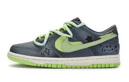 Nike: Зелёные кроссовки  Dunk