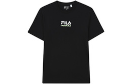 Fila: Чёрная футболка 