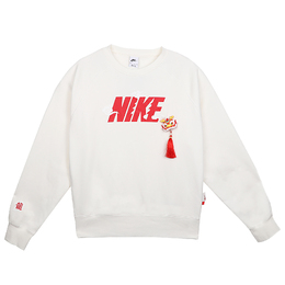 Nike: Белая толстовка 