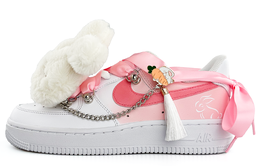 Nike: Розовые кроссовки  Air Force 1