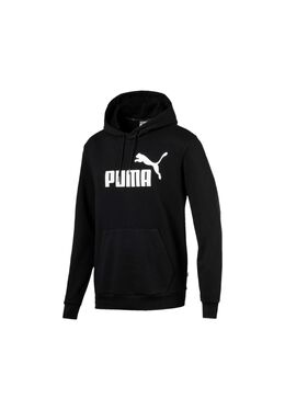 PUMA: Чёрная толстовка  Ess