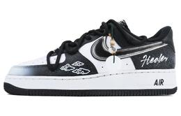 Nike: Чёрные кроссовки  Air Force 1