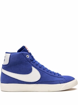 Nike: Синие кеды  Blazer Mid