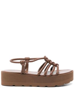 Gianvito Rossi: Коричневые сандалии 