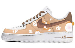 Nike: Розовые кроссовки  Air Force 1