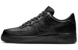 Nike: Чёрные кроссовки  Air Force 1