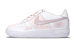 Nike: Розовые кроссовки  Air Force 1