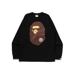 A BATHING APE: Коричневая футболка 