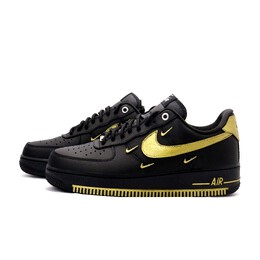 Nike: Чёрные кроссовки  Air Force 1