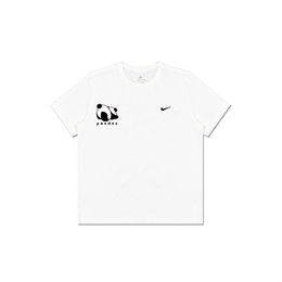 Nike: Белая футболка 