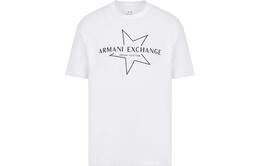 Armani Exchange: Белая футболка 