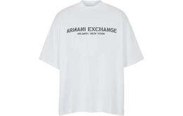 Armani Exchange: Белая футболка 