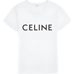 CELINE: Белая футболка 