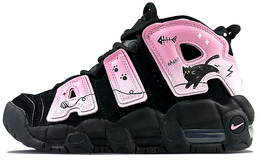 Nike: Чёрные кроссовки  Air More Uptempo