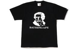 A BATHING APE: Оранжевая футболка 