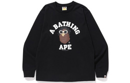 A BATHING APE: Чёрная футболка 