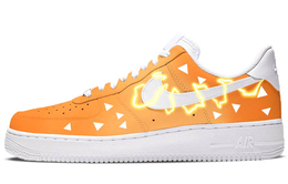 Nike: Оранжевые кроссовки  Air Force 1