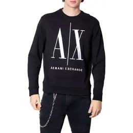 Armani Exchange: Чёрный свитер 