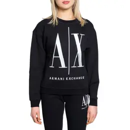 Armani Exchange: Чёрный свитер 