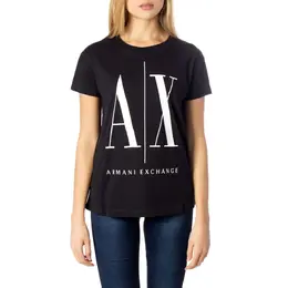 Armani Exchange: Чёрный топ 