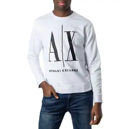 Armani Exchange: Белый свитер 