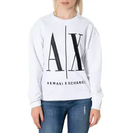 Armani Exchange: Белый свитер 