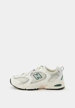 New Balance: Бежевые кроссовки 