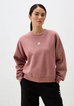 adidas: Розовый свитшот 