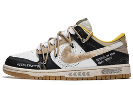 Nike: Чёрные кроссовки  Dunk